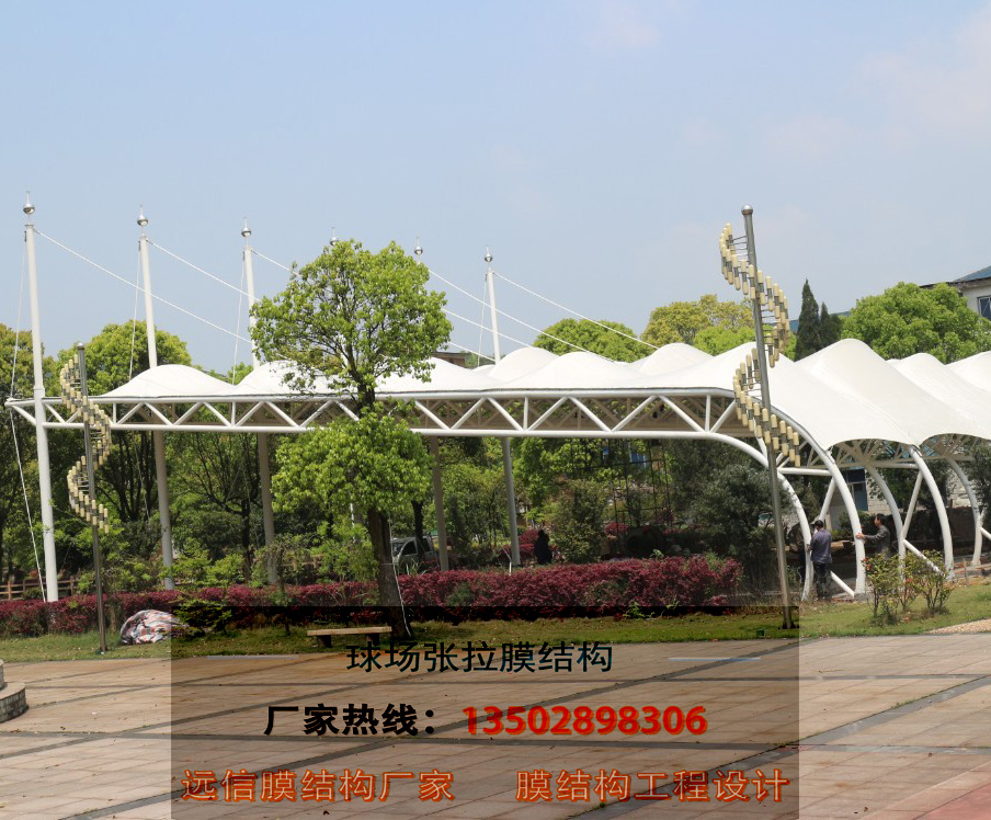 膜結(jié)構(gòu)看臺圖片/膜結(jié)構(gòu)看臺樣板圖 (4)