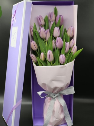 鮮花速遞同城生日郁金香禮盒無(wú)錫上海杭州合肥南京重慶河北湖南江西
