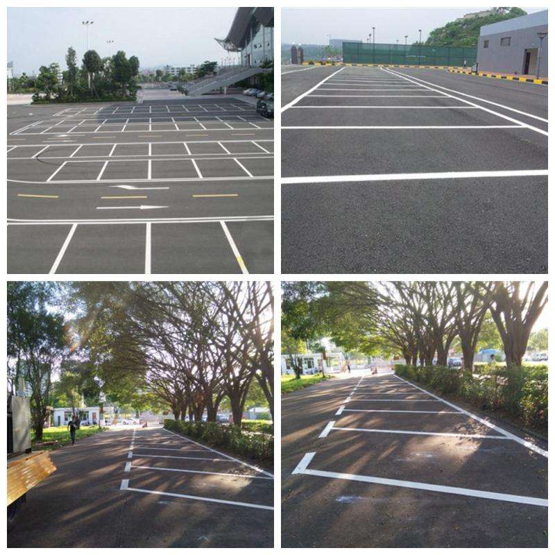 濟陽商河青島市南車位廠區(qū)標線