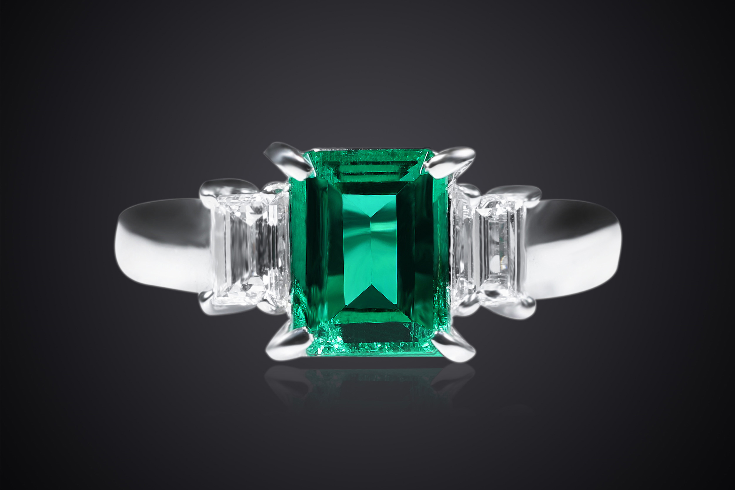 佰懿薈珠寶商城18K金祖母綠戒指