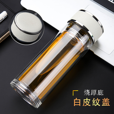 辦公商務(wù)雙層玻璃水杯 禮品廣告圖片/辦公商務(wù)雙層玻璃水杯 禮品廣告樣板圖 (2)