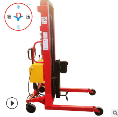 半電動油桶堆高車圖片/半電動油桶堆高車樣板圖 (4)