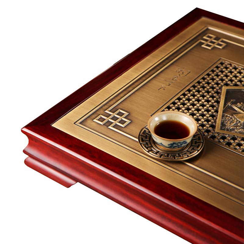 清明上河圖茶盤圖片/清明上河圖茶盤樣板圖 (4)