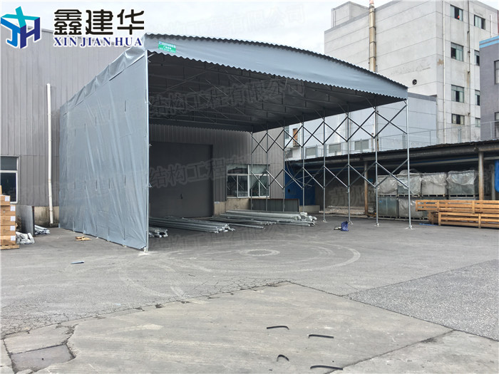 伸縮推拉雨棚圖片/伸縮推拉雨棚樣板圖 (2)