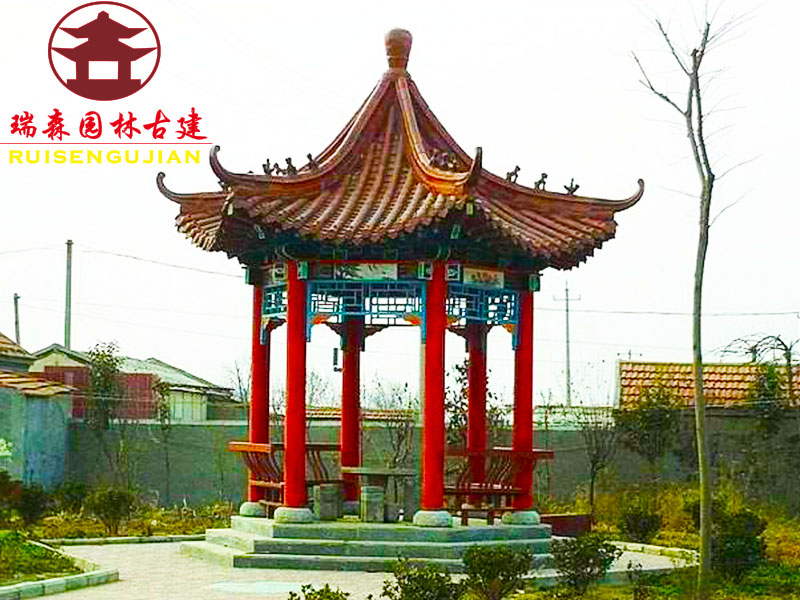 成都亭子廠，四川實木亭子定制安裝設計