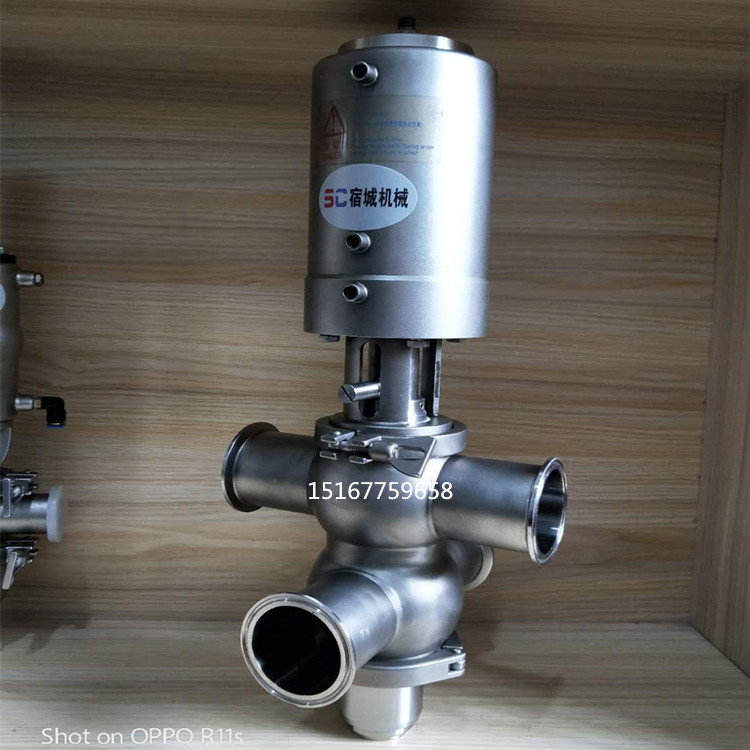 雙座防混閥 衛(wèi)生級(jí)雙座防混閥圖片/雙座防混閥 衛(wèi)生級(jí)雙座防混閥樣板圖 (1)