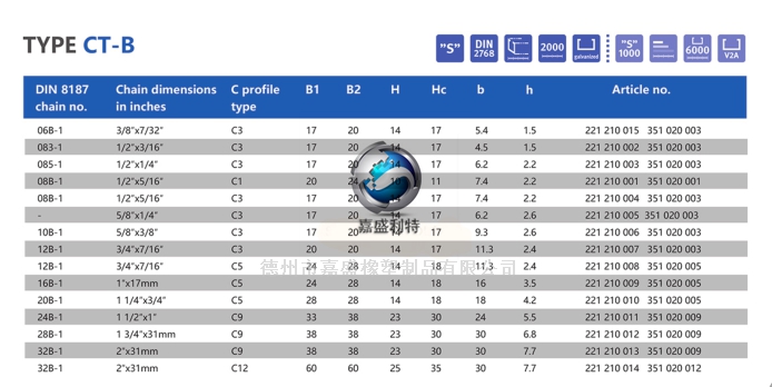 CT型單排鏈條導(dǎo)軌圖片/CT型單排鏈條導(dǎo)軌樣板圖 (4)