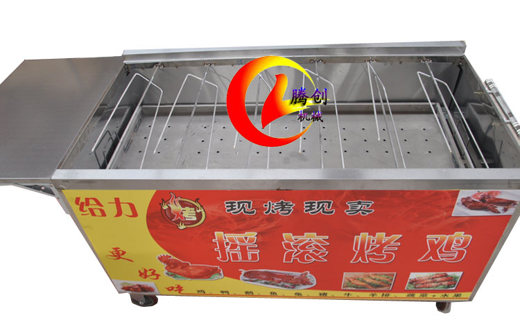 六排木炭搖滾烤雞爐圖片