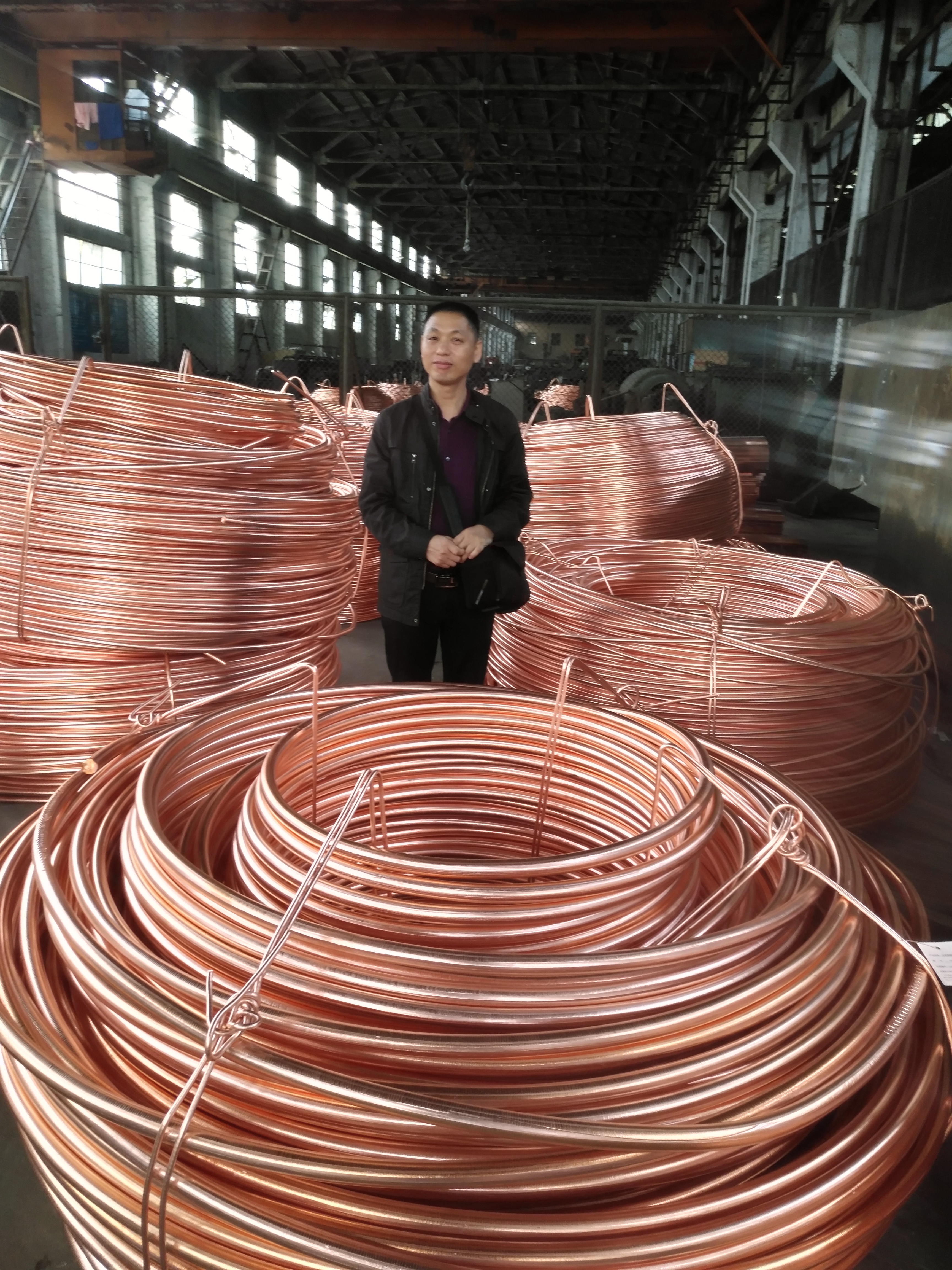 廠家熱銷汽車電池引出端子C100紅銅鉚料線 歐盟環(huán)保T2紫銅線