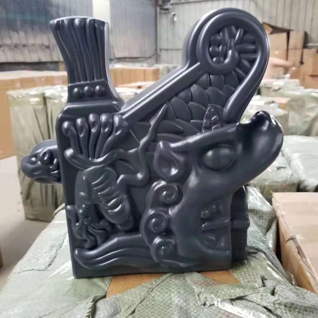 仿古正吻獸頭 仿古瓦正吻獸頭成都塑料仿古瓦配件