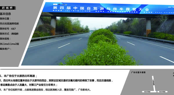 山西跨橋廣告圖片/山西跨橋廣告樣板圖 (2)