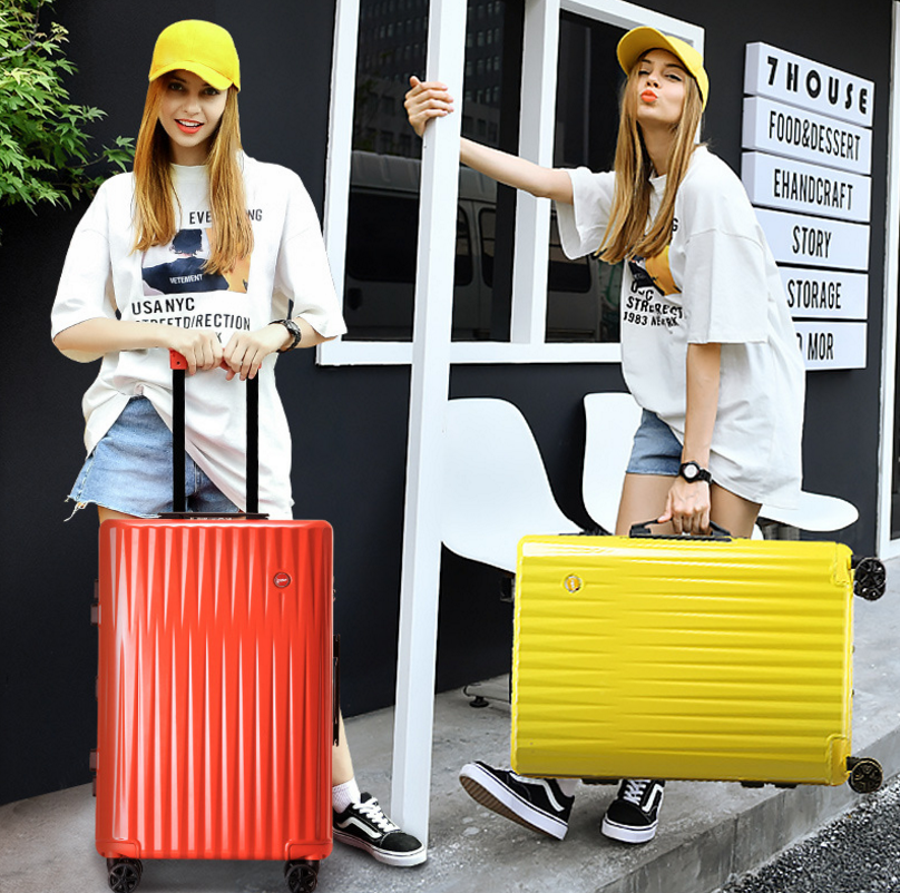 拉鏈拉桿箱圖片