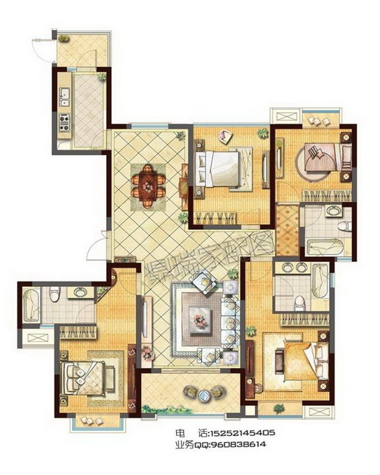 鼎瑞-平面家配圖戶型圖 系列2圖片