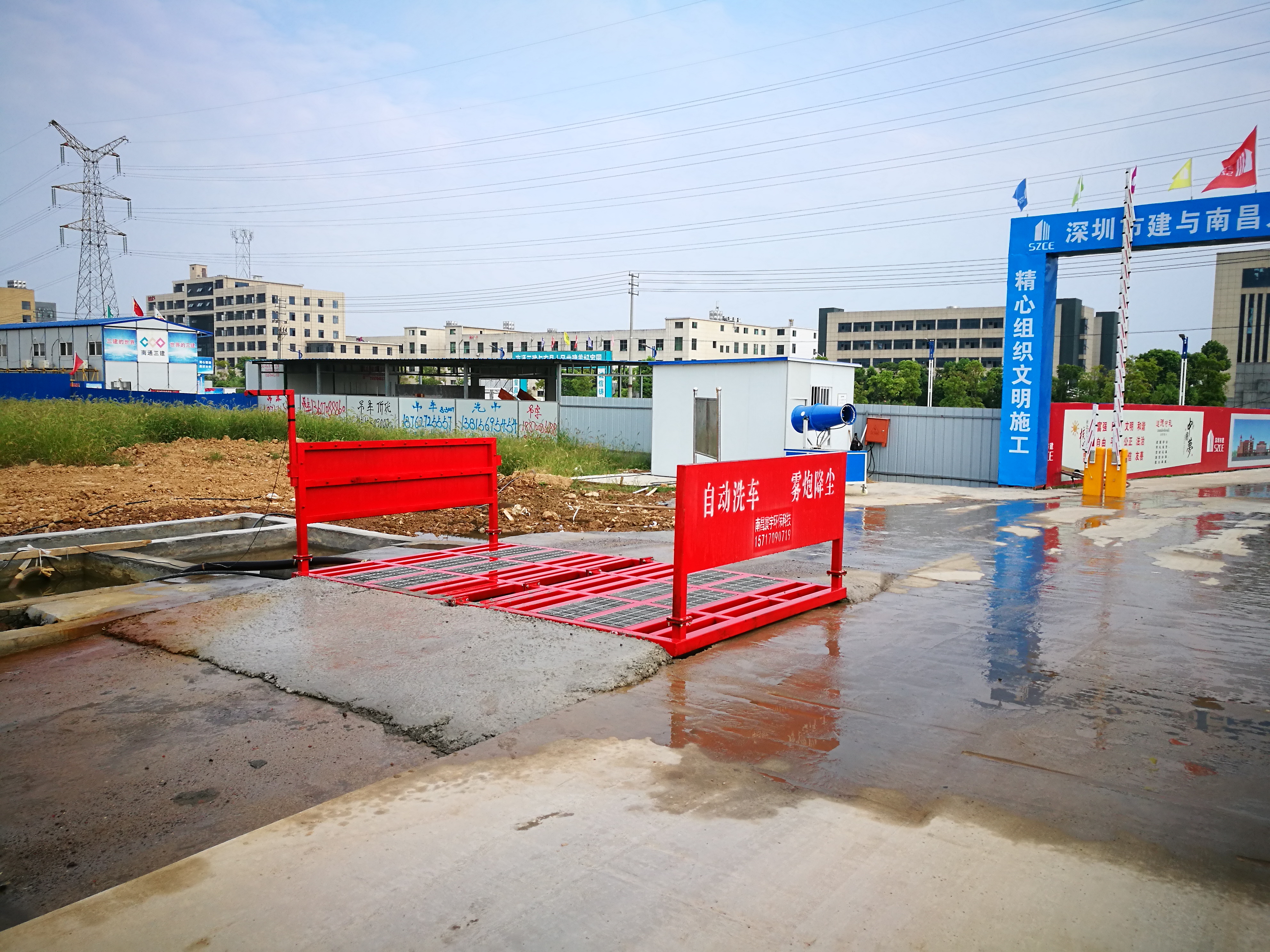 南昌建筑工地自動(dòng)沖洗平臺(tái)