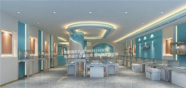 木制烤漆珠寶展示柜今生珠寶展柜圖片