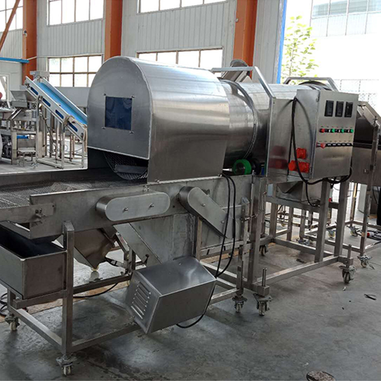 雞柳條滾筒裹粉機(jī)圖片/雞柳條滾筒裹粉機(jī)樣板圖 (3)