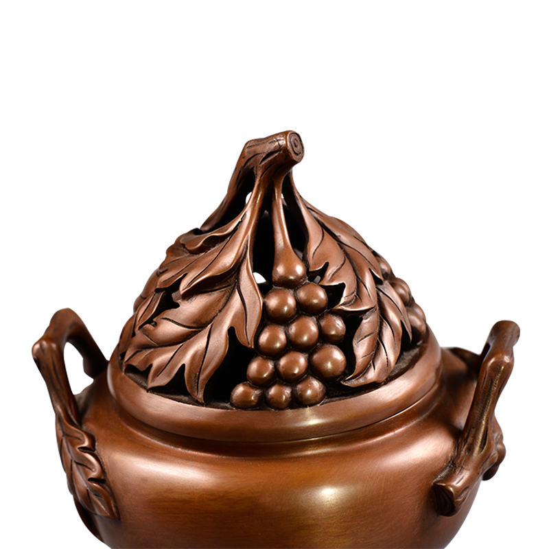 葡萄蓋三足爐圖片/葡萄蓋三足爐樣板圖 (4)