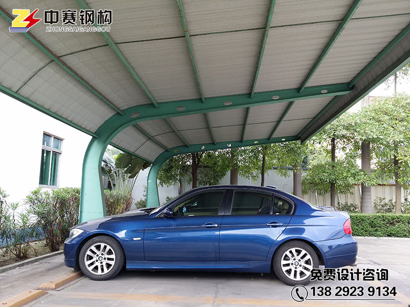 鋼結(jié)構(gòu)車棚圖片/鋼結(jié)構(gòu)車棚樣板圖 (3)