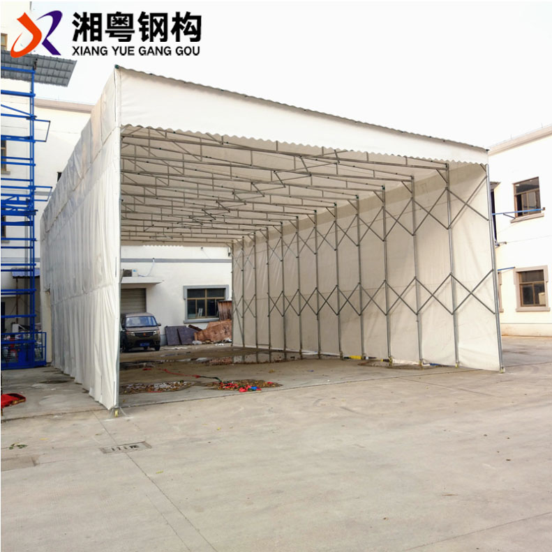 大型倉(cāng)庫(kù)推拉式雨棚圖片/大型倉(cāng)庫(kù)推拉式雨棚樣板圖 (1)