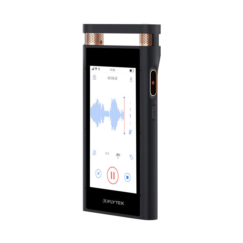 上?？拼笥嶏w智能錄音筆 SR501 實時錄音轉文字中英翻譯 高清降噪觸屏遠場錄音設備 16G+云存儲 星空灰
