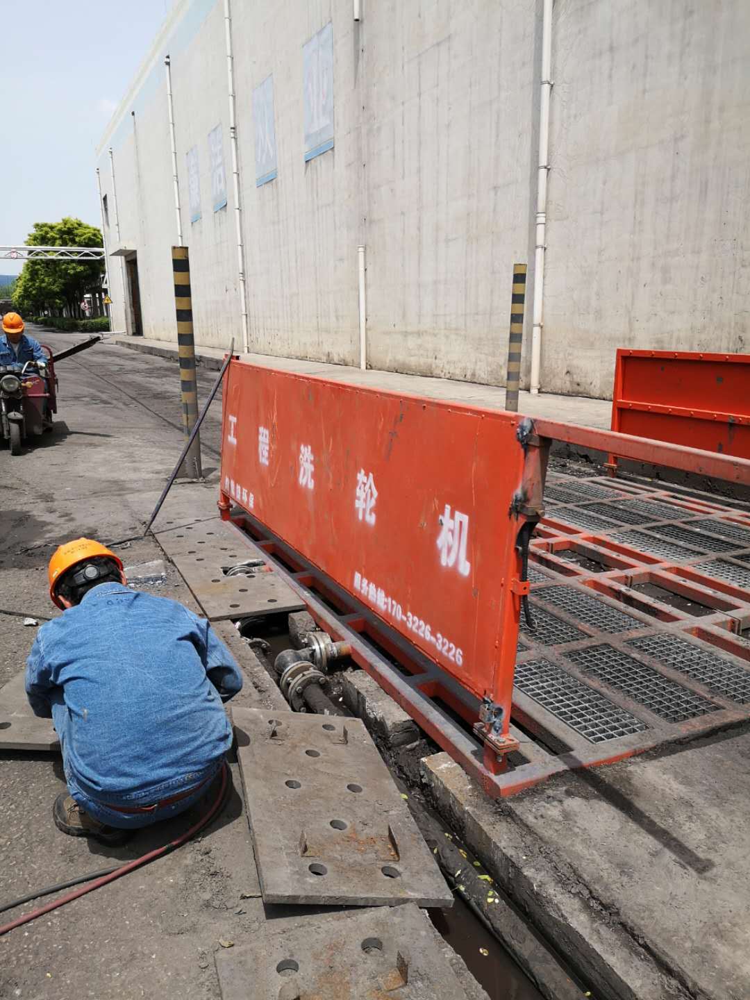 攀枝花洗轮机 工程洗轮机厂家 冲洗设备报价 洗车台供应 成都纳锐捷NRJ图片