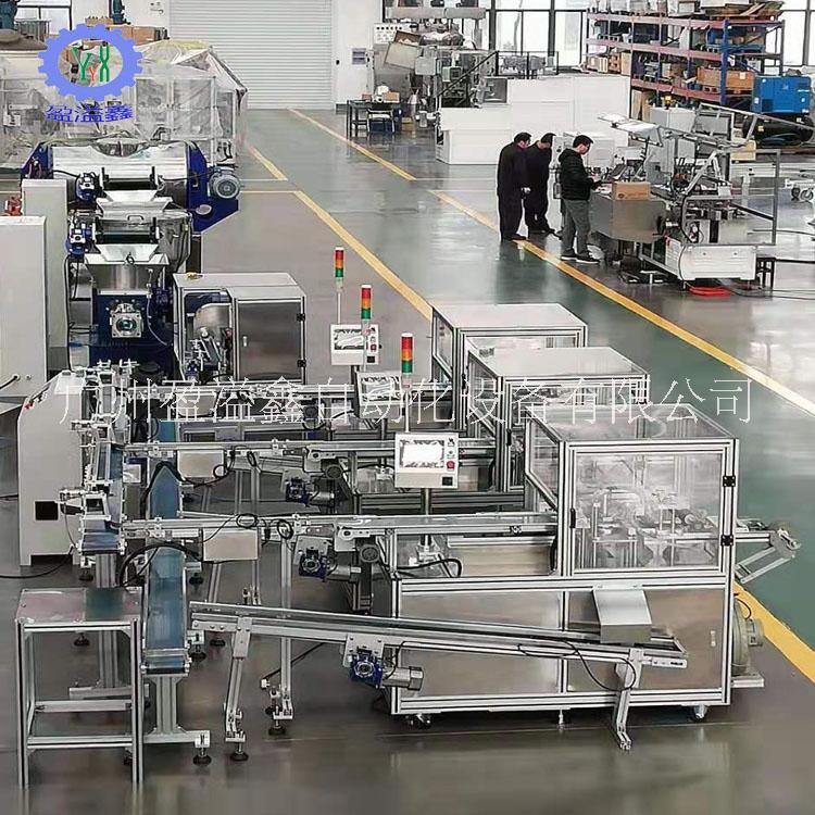 全自動藍衛(wèi)士潔廁塊生產(chǎn)線圖片