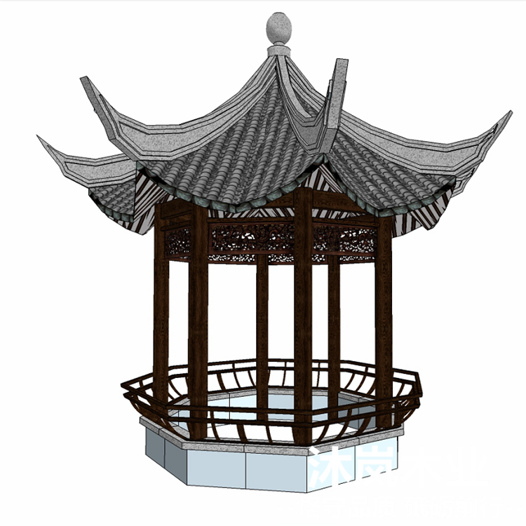 戶外涼亭賣價(jià) 防腐木亭子圖片