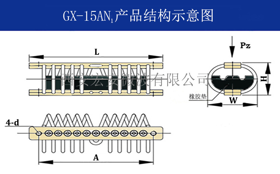 GX-15AN1型減震隔振器圖片/GX-15AN1型減震隔振器樣板圖 (2)