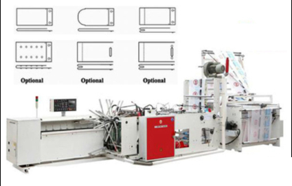 伺服驱动边孔袋制袋机图片