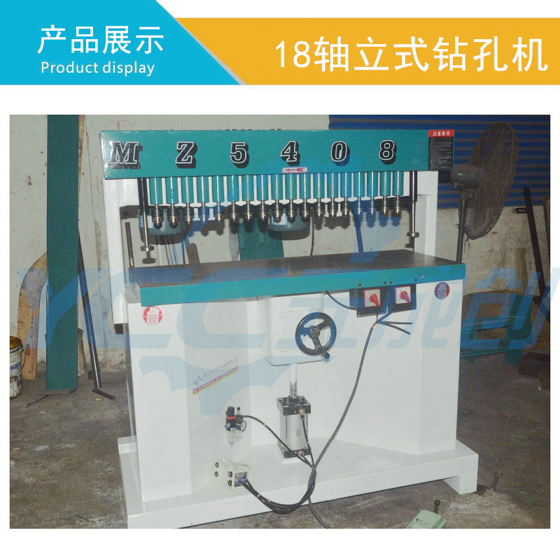 18軸立式鉆 立式多軸鉆孔機(jī) 立式排鉆 多孔鉆廠家 木工鉆孔機(jī)廠家