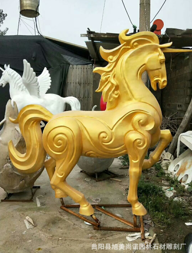 天馬雕塑圖片