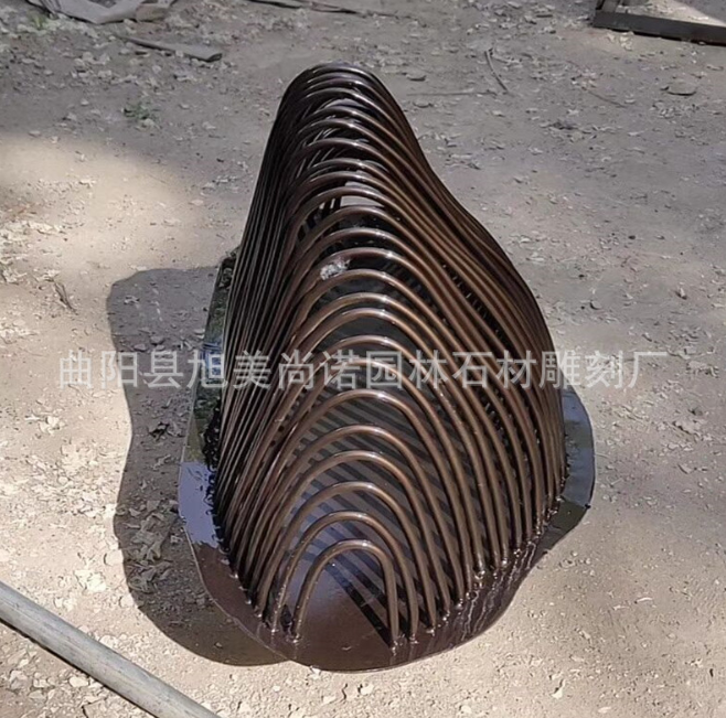 不銹鋼假山雕塑圖片/不銹鋼假山雕塑樣板圖 (3)