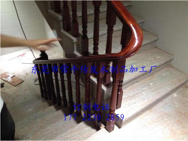 實(shí)木樓梯扶手圖片/實(shí)木樓梯扶手樣板圖 (1)