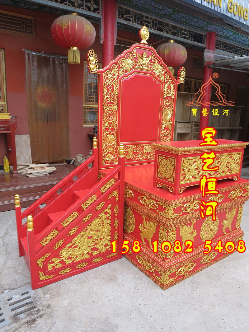 176彩繪上師法座講經(jīng)臺(tái)寺院法臺(tái)密宗佛堂藏式佛龕