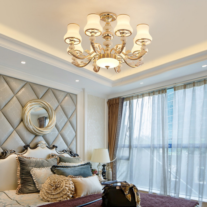 鋅合金客廳吊燈圖片