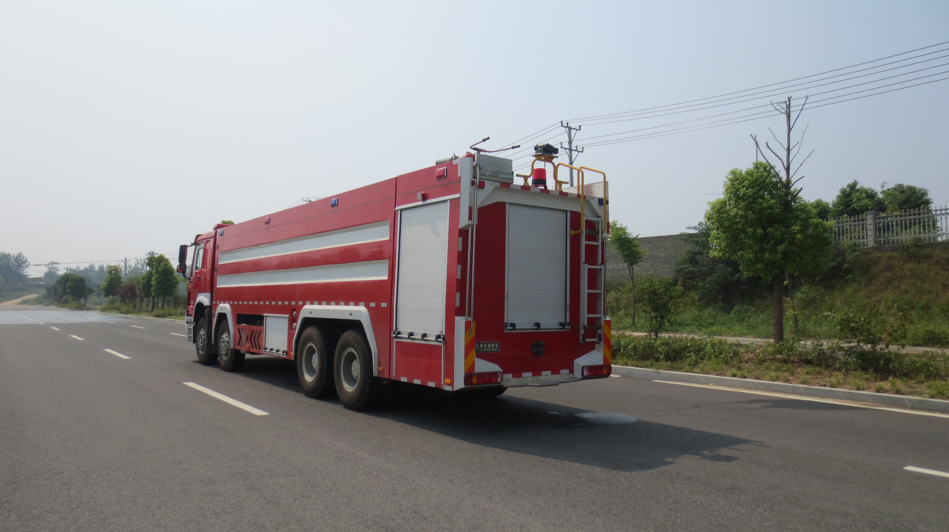 豪沃水罐消防車圖片/豪沃水罐消防車樣板圖 (4)