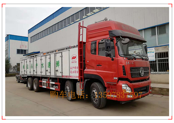 東風(fēng)*16方專(zhuān)業(yè)運(yùn)魚(yú)車(chē)  力威鮮活魚(yú)運(yùn)輸車(chē)廠(chǎng)家