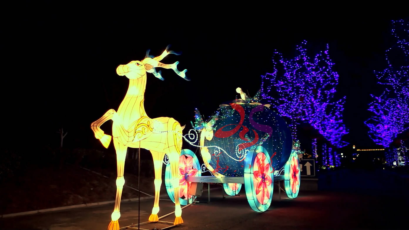 華亦彩制作花城廣場創(chuàng)意夢幻花海燈光節(jié)定制大型彩燈拱門策劃蟹島燈光節(jié)