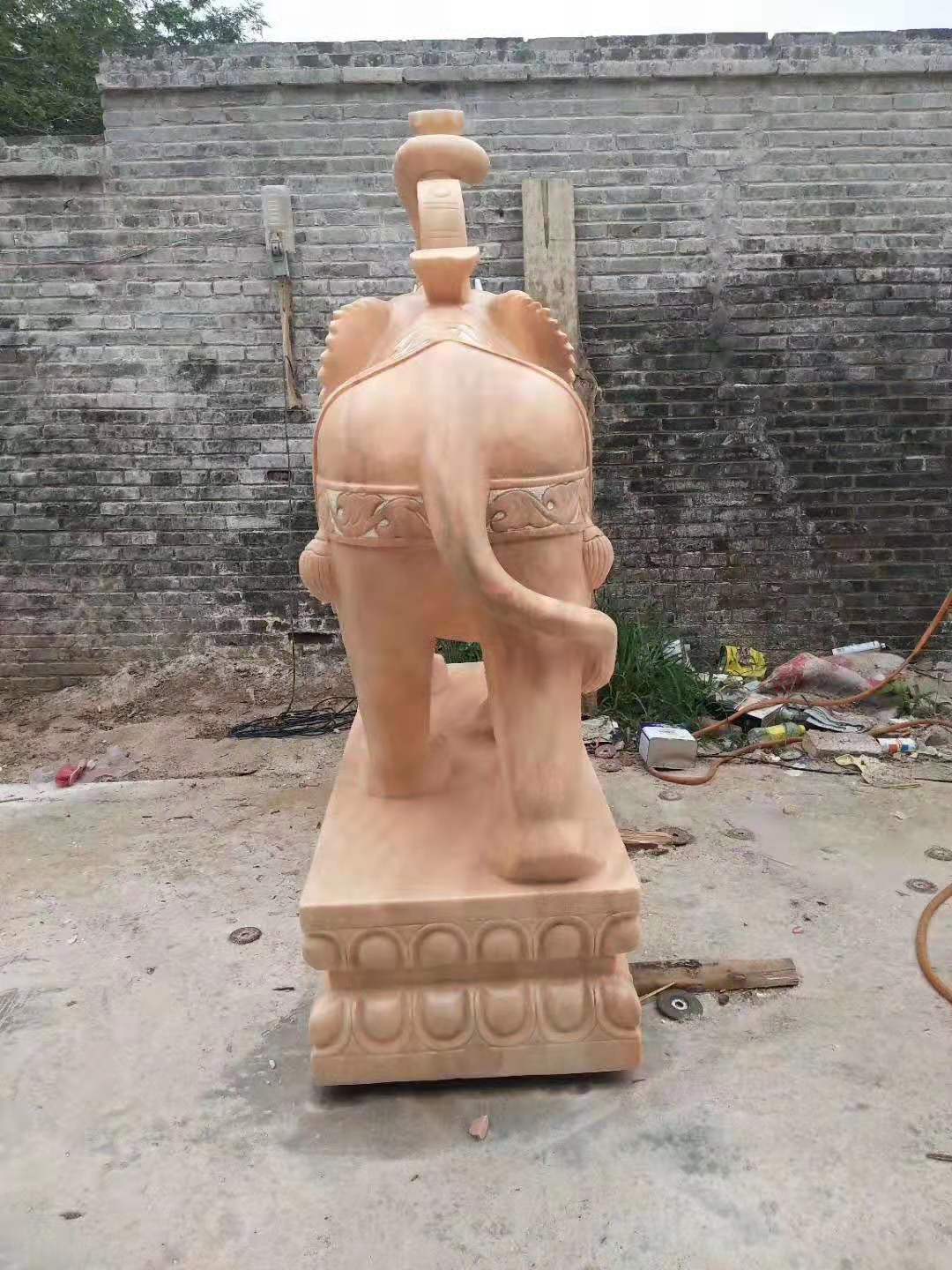 石雕大象圖片/石雕大象樣板圖 (4)