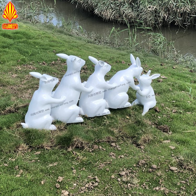 玻璃鋼兔子模型雕塑工藝品美陳擺件圖片/玻璃鋼兔子模型雕塑工藝品美陳擺件樣板圖 (1)