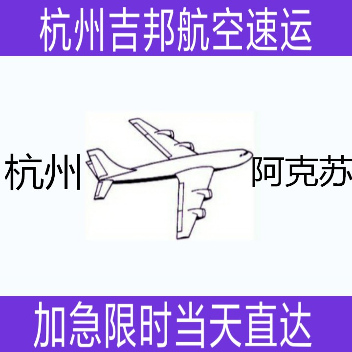 杭州到阿克苏纺织品空运当天限时直图片