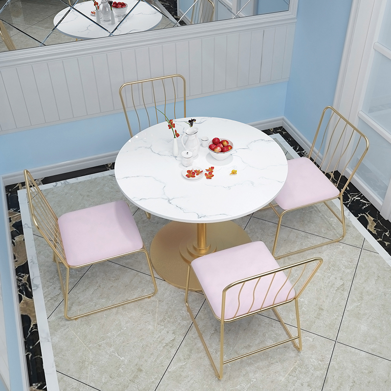 北歐簡約現(xiàn)代家用小戶型圓形餐桌圖片/北歐簡約現(xiàn)代家用小戶型圓形餐桌樣板圖 (3)