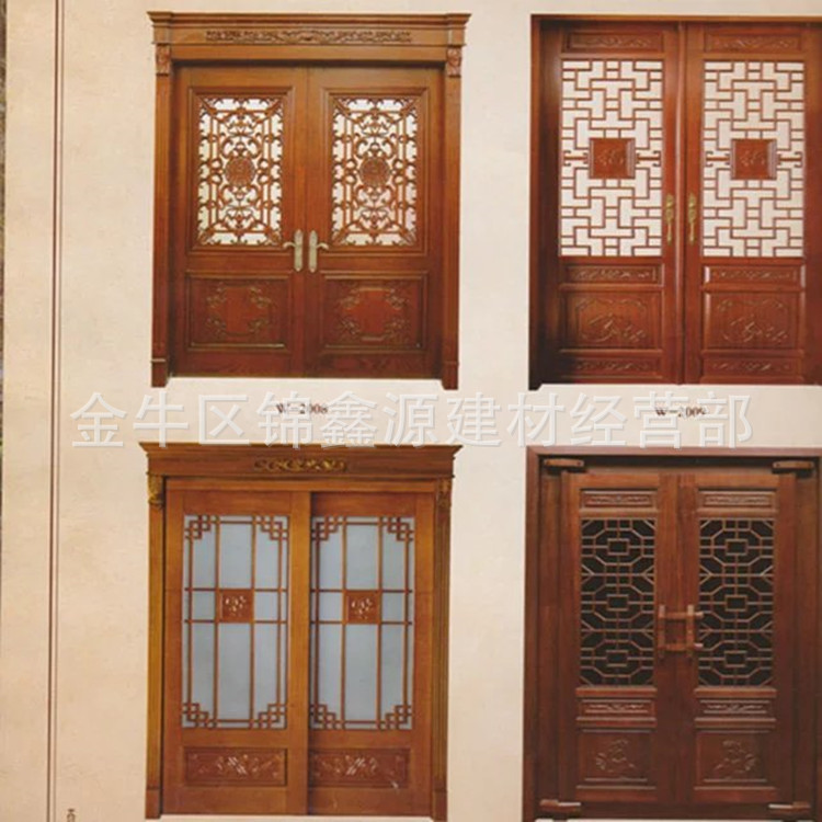 實(shí)木花格門窗圖片/實(shí)木花格門窗樣板圖 (3)