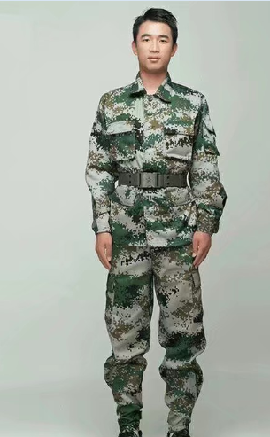 林地迷彩服 夏迷彩服套裝 男士戶圖片