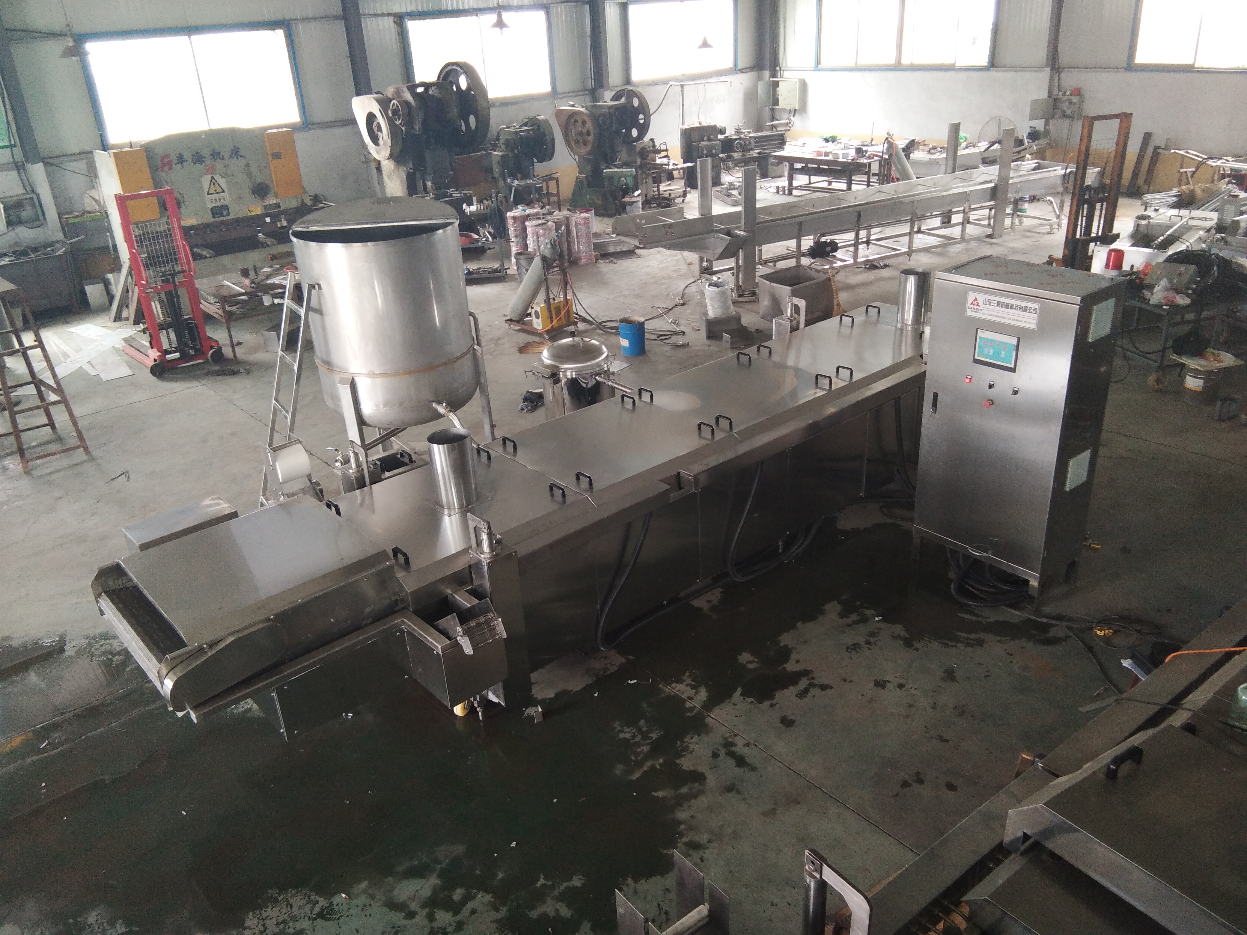 蠶豆全自動油炸流水線圖片/蠶豆全自動油炸流水線樣板圖 (4)