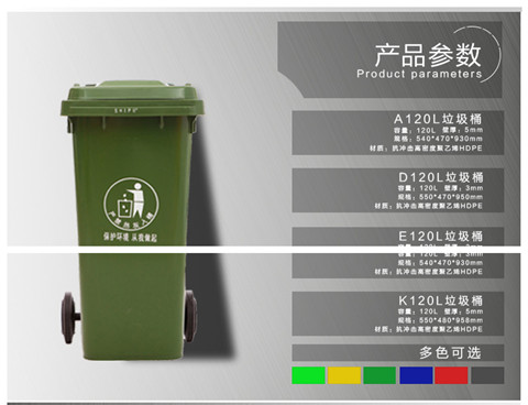成都政環(huán)衛(wèi)餐廚120升掛車垃圾桶圖片/成都政環(huán)衛(wèi)餐廚120升掛車垃圾桶樣板圖 (1)