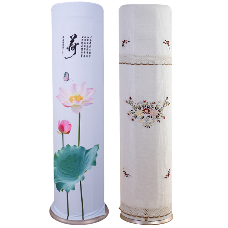 空調罩圓柱立式簡約開機不取繡花圖片/空調罩圓柱立式簡約開機不取繡花樣板圖 (4)