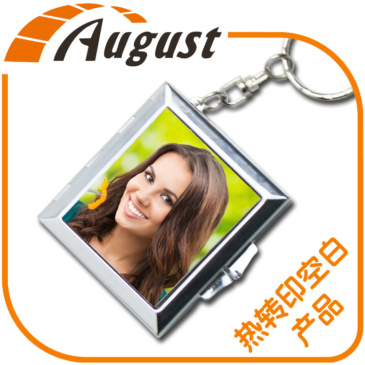 熱轉(zhuǎn)印空白耗材批發(fā)  熱轉(zhuǎn)印金屬化妝鏡B05