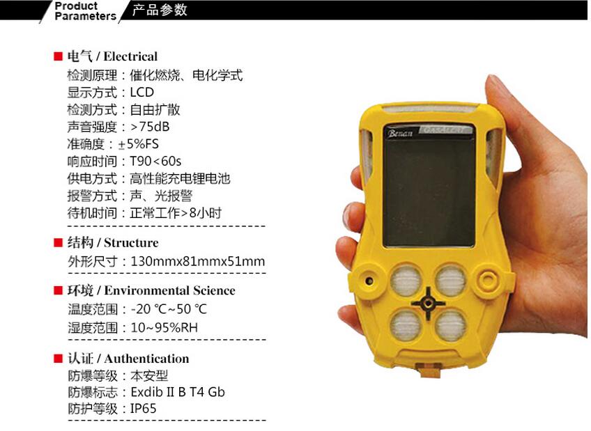 便攜式氣體檢測(cè)報(bào)警圖片/便攜式氣體檢測(cè)報(bào)警樣板圖 (2)