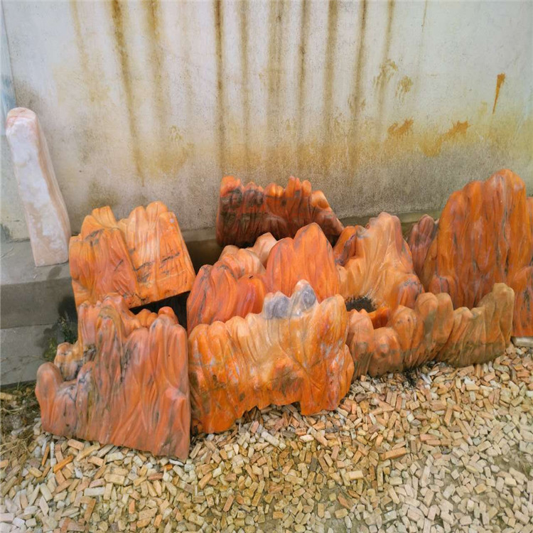 南陽五彩石 自然奇石 盆景假山石頭產(chǎn)地